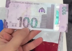 Bu da yeni 100 manat - <span class="color_red">VİDEO</span>