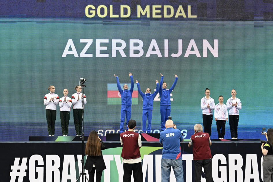 Azərbaycanın akrobatika gimnastları Bakıdakı Dünya Kubokunda
