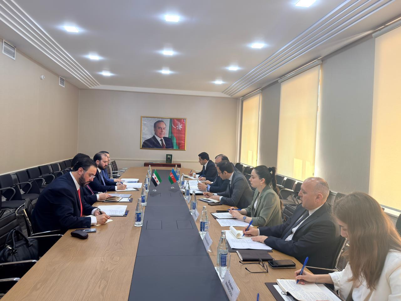 Azərbaycan və Suriya arasında ilk konsulluq məsləhətləşmələr