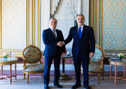 Ceyhun Bayramov Hakan Fidanla görüşdü