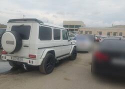 Həmin “Gelandewagen”in sürücüsü saxlanıldı
