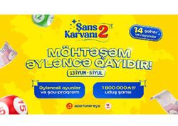 “Azərlotereya” ilə möhtəşəm əyləncə geri qayıdır!