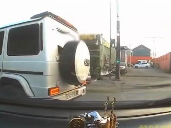 “Galendewagen”lə insident törədən sürücüyə cəza verildi