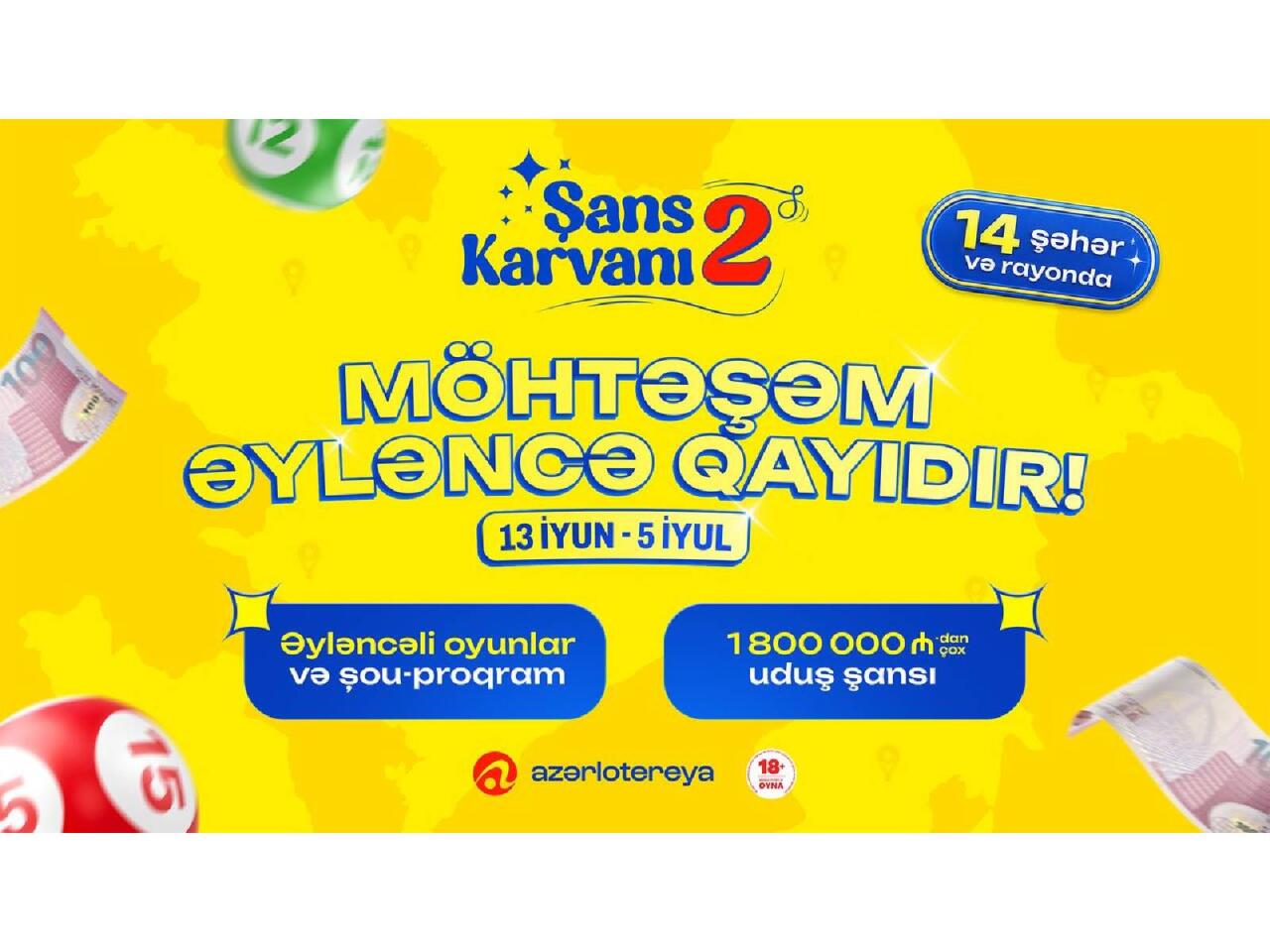 “Azərlotereya” ilə möhtəşəm əyləncə geri qayıdır!