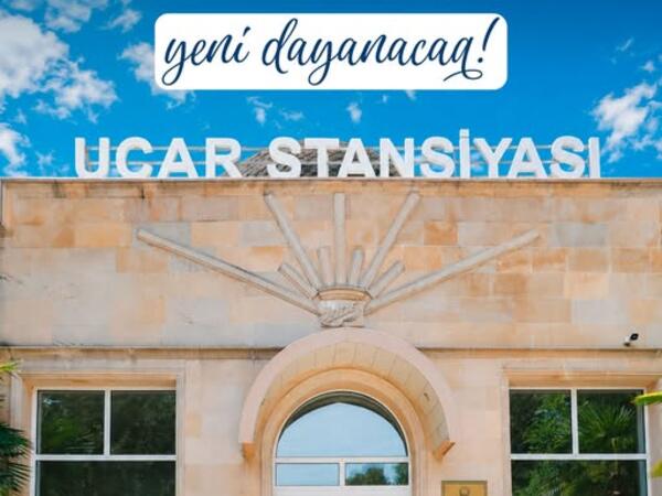 Bakı–Qəbələ qatarında dəyişiklik: Ucarda da dayanacaq