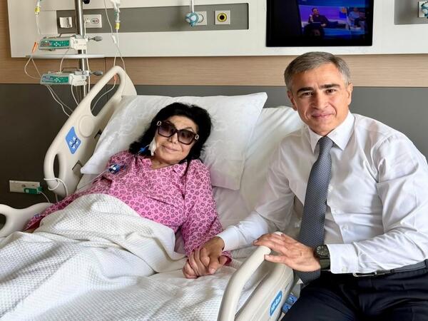 Flora Kərimova Birinci vitse-prezident Mehriban Əliyevaya müalicəsinə göstərdiyi xüsusi diqqətə görə təşəkkür edib - FOTO