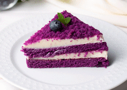 Bənövşəyi velvet tortunun hazırlanması