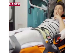 İstanbulda şagird imtahana təcili yardım maşını ilə aparıldı - <span class="color_red">VİDEO</span>