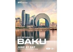 UFC Fight Night Baku turnirinə 70-ə yaxın ölkədən azarkeşlər gözlənir