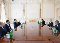 Prezident İlham Əliyev ABŞ Konqresinin Nümayəndələr Palatasının üzvünü qəbul edib - <span class="color_red">FOTO</span>