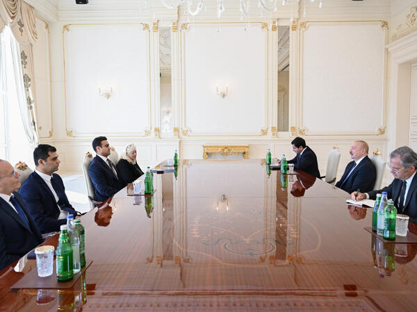 Prezident İlham Əliyev ABŞ Konqresinin Nümayəndələr Palatasının üzvünü qəbul edib - <span class="color_red">FOTO</span>