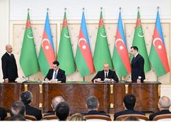Azərbaycan-Türkmənistan sənədləri mübadilə olunub - <span class="color_red">(Foto) </span>