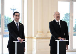 Azərbaycan və Türkmənistan prezidentlərinin iştirakı ilə “Dostlug” tankerinin onlayn formatda hədiyyə olunması mərasimi keçirilib
