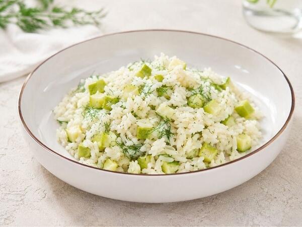 Tərəvəz sevənlər üçün kabaklı plov resepti
