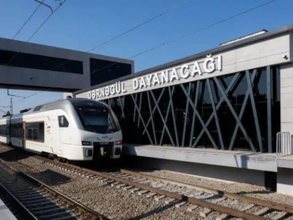 Rayon qatarları artıq Dərnəgül stansiyasında da dayanacaq