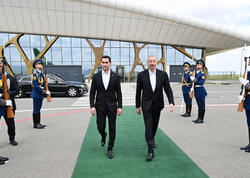 Türkmənistan Prezidenti Sərdar Berdiməhəmmədovun Azərbaycana dövlət səfəri başa çatıb (Foto)