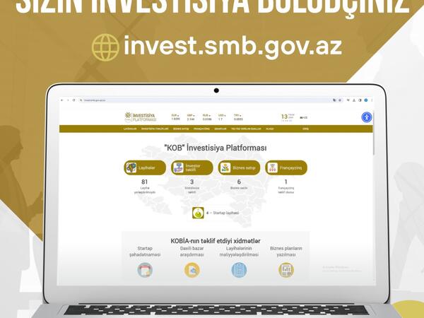İnvestisiya Portalı: sahibkarları və investorları bir platformada birləşdirən dəstək aləti