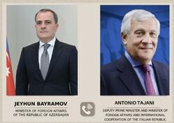 Ceyhun Bayramov Antonio Tayani ilə danışdı