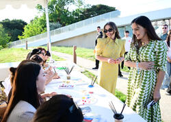 Leyla Əliyeva və Alona Əliyeva Xeyirxahlıq Festivalında iştirak ediblər - <span class="color_red">(Foto)</span>