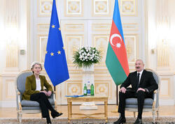 İlham Əliyevin Avropa Komissiyasının Prezidenti ilə təkbətək görüşü olub - <span class="color_red">(Foto)</span>