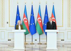 İlham Əliyevlə Ursula fon der Lyayenin səmimi söhbəti <span class="color_red">(Video)</span>