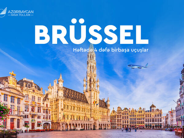AZAL Brüsselə birbaşa uçuşlara başlayır