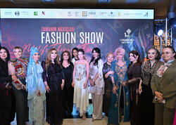 Alyona Əliyeva “Zamanın naxışları” moda nümayişində iştirak edib - <span class="color_red">(Foto)</span>
