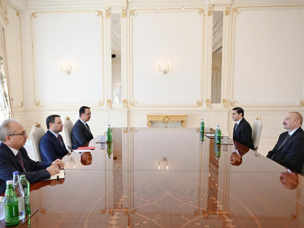 Prezident İlham Əliyev Türkiyənin ədliyyə nazirini qəbul edib - <span class="color_red">(Foto)</span>