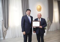 Xaçmaz rayonunda Əməkdar həkim Səyyaf Tağıyev 70 illiyi münasibətilə təltif olunub - <span class="color_red">(Foto)</span>