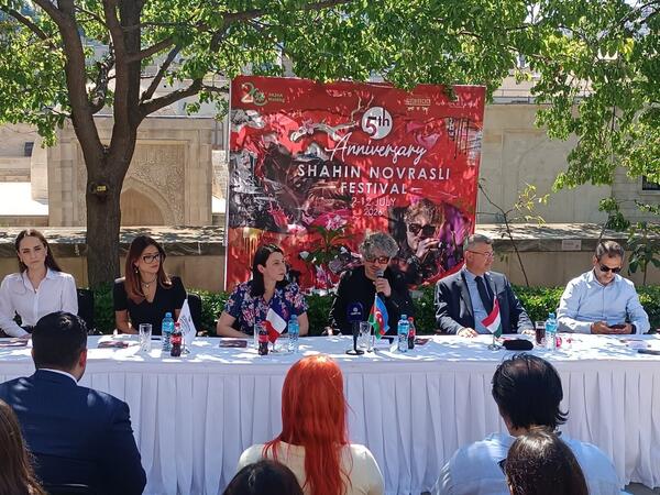 İçərişəhərdəki Şirvanşahlar Sarayında Şahin Növrəsli Festivalının mətbuat konfransı keçirildi - <span class="color_red">(Foto)</span>