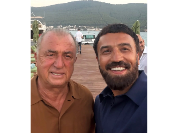 Zamiqin Bodrumda oğlunu Fatih Terimlə görüşdürdü - <span class="color_red">(Foto)</span>