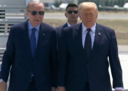 Trampla Ərdoğan bir arada, şəxsən qarşıladı