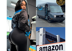 “Amazon” sürücüsü bədən quruluşu ilə diqqət çəkdi - <span class="color_red">(Video)</span>