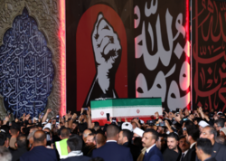 Xameneinin cənazəsi İraqa gətirildi