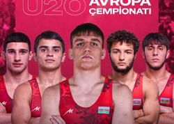 Azərbaycan güləşçiləri U-20 Avropa çempionatını 5 medalla başa vurublar
