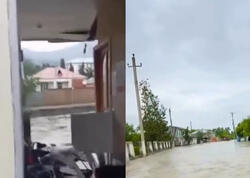 Zaqatalada poçt binasını sel apardı - <span class="color_red">(Video)</span>