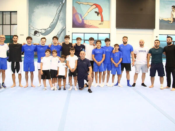 Milli Gimnastika Arenasında Matteo Morandi tərəfindən ustad dərsi keçirilib - <span class="color_red">(Foto)</span>