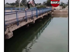“Jeton” və baxış naminə həyatlarını təhlükəyə atırlar – Görüntülər narahatlıq doğurdu - <span class="color_red">(Video)</span>