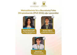 56-cı Beynəlxalq Fizika Olimpiadasında Azərbaycan komandası 3 gümüş və 2 bürünc medal qazanıb - <span class="color_red">(Foto)</span>
