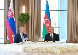 Prezident İlham Əliyevin adından Xankəndidə Slovakiya Prezidentinin şərəfinə rəsmi nahar verilib <span class="color_red">(Foto)</span>
