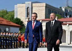 Slovakiya Prezidenti Peter Pelleqrininin Şuşada rəsmi qarşılanma mərasimi olub - (Foto)