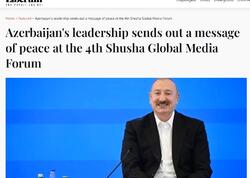 "The Liberum" Prezident İlham Əliyevin Şuşada səsləndirdiyi əsas mesajları işıqlandırıb