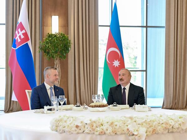 Prezident İlham Əliyevin adından Xankəndidə Slovakiya Prezidentinin şərəfinə rəsmi nahar verilib <span class="color_red">(Foto)</span>