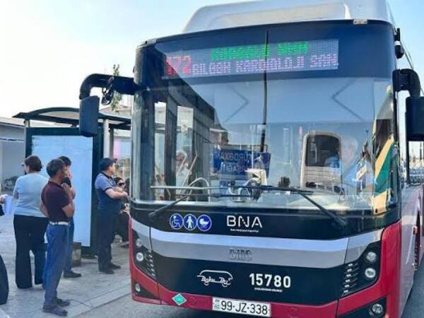 172 nömrəli avtobus marşrutunun hərəkət sxemi dəyişdirilir