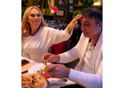 Rəqsanə ərini uşaq kimi əzizlədi, ona mahnı oxudu - <span class="color_red">(Video)</span>