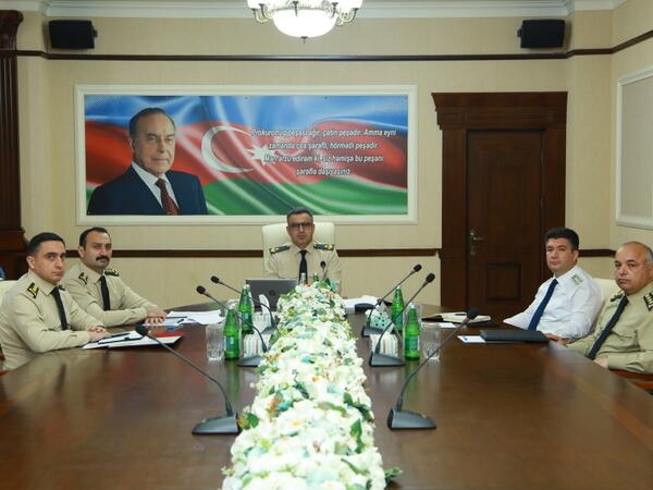 Hərbi Prokurorluqda əməliyyat müşavirəsi olub <span class="color_red">(Foto)</span>