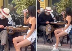 Gənc qadınla görüntülənən 75 yaşlı Məhəmməd Cangörən müxbirə əsəbiləşdi