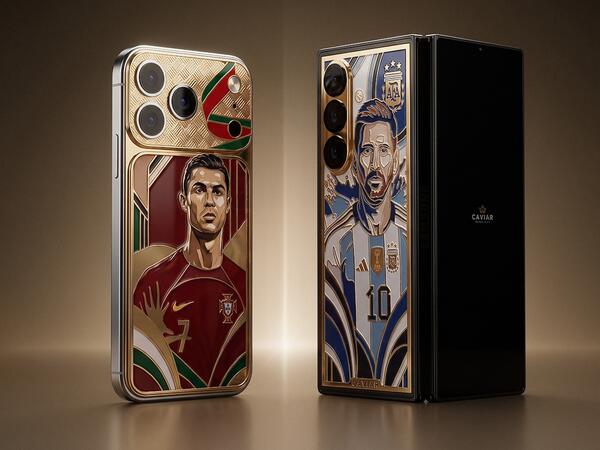 Messi və Ronaldonun şərəfinə qızıl telefon hazırlandı - <span class="color_red">(Foto)</span>