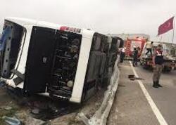 Türkiyədə ağır qəza: 19 yaralı