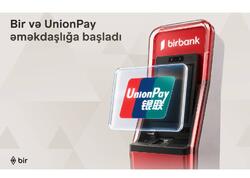 “Bir” və “UnionPay” tərəfdaşlığı ilə Azərbaycanda beynəlxalq ödəniş imkanları genişlənir
